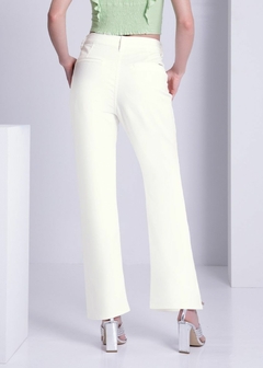 CALÇA JEANS EM SARJA FEMININA RETA - comprar online