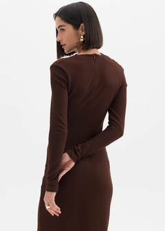 VESTIDO JUSTO MIDI ML
