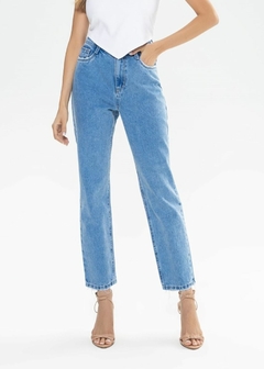 CALÇA JEANS FEMININA MOM AZUL