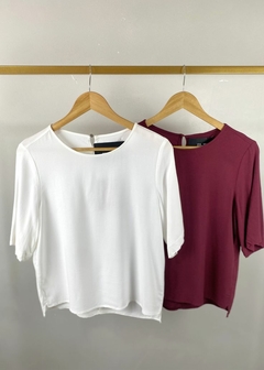 BLUSA VISCOSE MULET CASUAL FEMININA - loja online