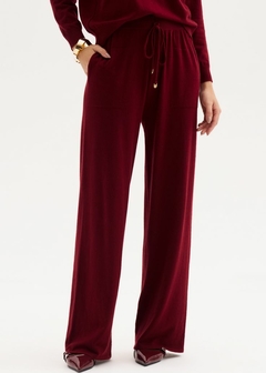 CALÇA SOLTA RETA TRICO - loja online