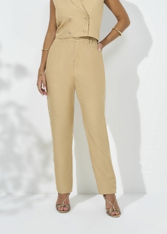 CALÇA LINHO RETA
