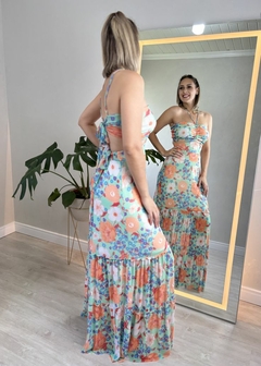 VESTIDO FLORAL LONGO DE VERÃO - Amsterdam Closet
