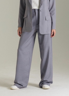 CALÇA EM ALFAIATARIA PANTALONA RISCA DE GIZ FEMININO - loja online
