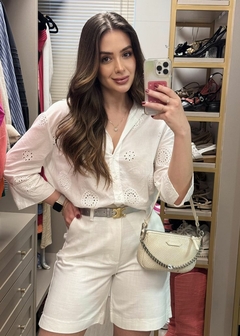 Bermuda Andreia reta Casual Feminina na internet
