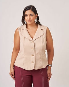 COLETE VISCOSE PLUS SIZE FEMININO