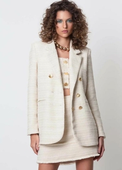 Blazer em Tweed manga longa - comprar online