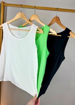 REGATA EM VISCOSE FEMININA DECOTE REDONDO - comprar online