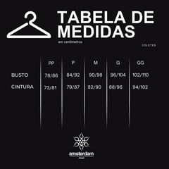 COLETE ALFAIATARIA ALONGADO RISCA DE GIZ na internet