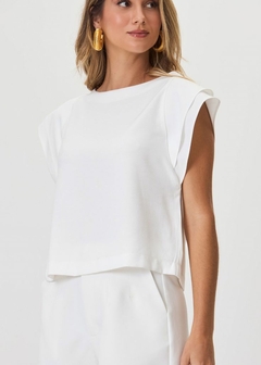 Imagem do BLUSA VISCOSE MANGA COM BABADO