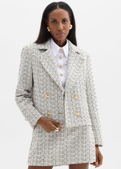 CASACO TWEED CURTO SOLTO