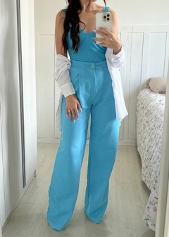 CALÇA EM ALFAIATARIA SOLTA WIDE LEG FEMININA na internet