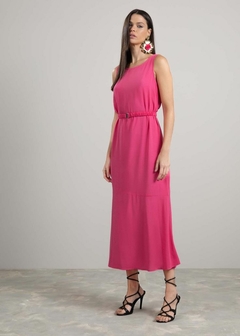 VESTIDO VISCOSE MIDI - comprar online