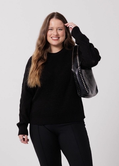 Blusão Tricot Plus Size Inverno Feminina - comprar online
