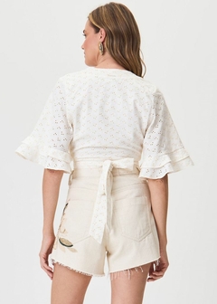 BLUSA LAISE CROPPED JUSTA - Amsterdam Closet