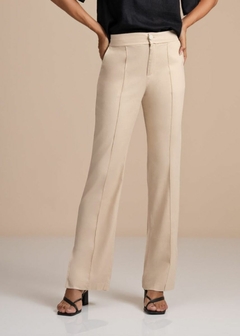 CALÇA EM LINHO FEMININA SOLTA RETA - comprar online