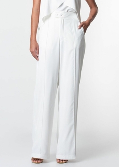 CALÇA EM ALFAIATARIA WIDE LEG FEMINIA COM BOLSOS - loja online