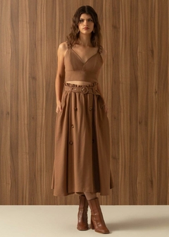 REGATA CROPPED ALFAIATARIA SARJADA FEMININO - Amsterdam Closet