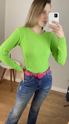 Imagem do BLUSA TRICOT JUSTA FEMININA