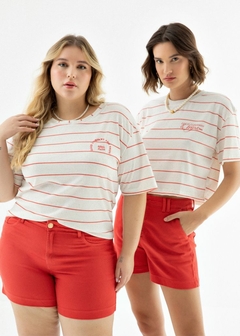 Blusa Malha Canelada Cropped Comfy - Amsterdam Closet