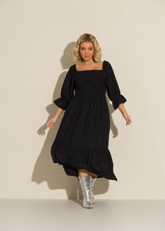Imagem do Vestido Viscose Midi feminino comfy