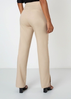 CALÇA EM LINHO FEMININA SOLTA RETA - comprar online