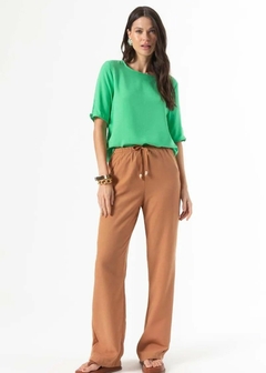 BLUSA VISCOSE DETALHE MANGA - loja online