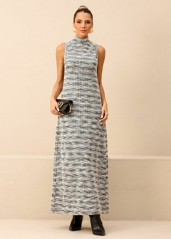 VESTIDO LONGUETE DE TWEED