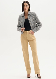 CALÇA JEANS RETA CASUAL FEMININA na internet