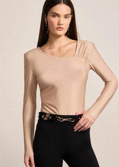 BLUSA ASSIMETRICA EM MALHA POLIAMIDA DELICATE - comprar online
