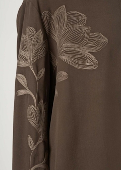 CAMISA VISCOSE COM BORDADO FEMININA - loja online