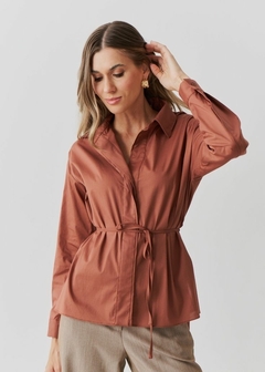 CAMISA ALFAIATARIA CASUAL FEMININA