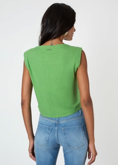 BLUSA LINHO CROPPED SOLTA