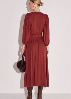 VESTIDO VISCOSE MAXI MIDI FEMININO - loja online