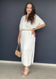 VESTIDO VISCOSE LONGO