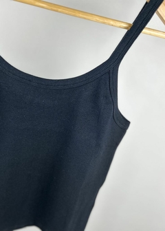 Regata Malha Canelada Confy Feminina - Amsterdam Closet