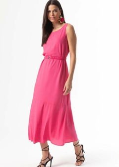 VESTIDO VISCOSE MIDI - comprar online