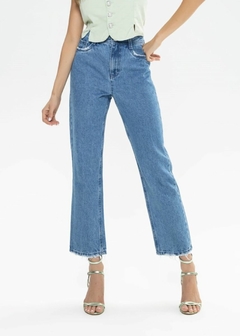 Imagem do CALÇA JEANS FEMININA LOOSE AZUL