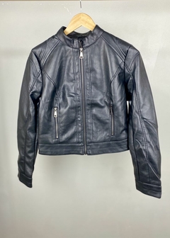 Jaqueta Couro Sintético Casual Feminina - comprar online