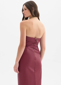 VESTIDO MIDI JUSTO C/ CINTO - Amsterdam Closet