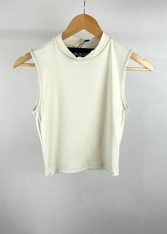REGATA MALHA CROPPED GOLA ALTA - comprar online
