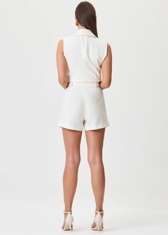 SHORTS LUCIANA ALFAIATARIA COM CINTO - comprar online