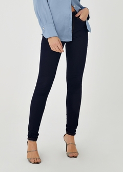 CALÇA FEMININA MULHER VISUAL JEANS AZUL ESCURO
