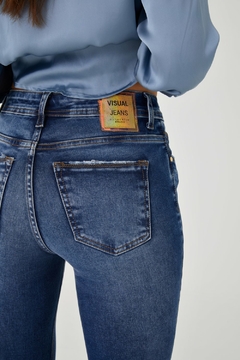 CALÇA JEANS SKINNY FEMININA AZUL PREMIUM