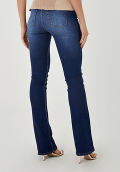 Imagem do CALÇA FEMININA BOOT CUT FLARE JEANS AZUL ESCURO