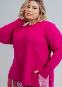 Blusa Tricot Alongada Comfy Inverno Feminina - comprar online