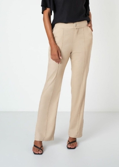 CALÇA EM LINHO FEMININA SOLTA RETA - loja online