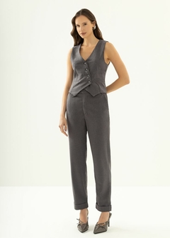 Calça Alfaiataria Liana Reta Casual Feminina - comprar online