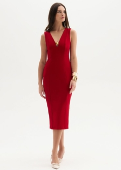 VESTIDO MIDI JUSTO - loja online