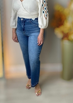 CALÇA JEANS RETA FEMININA na internet